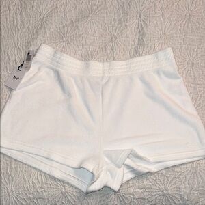 TNA White Athletic Terry Shorts